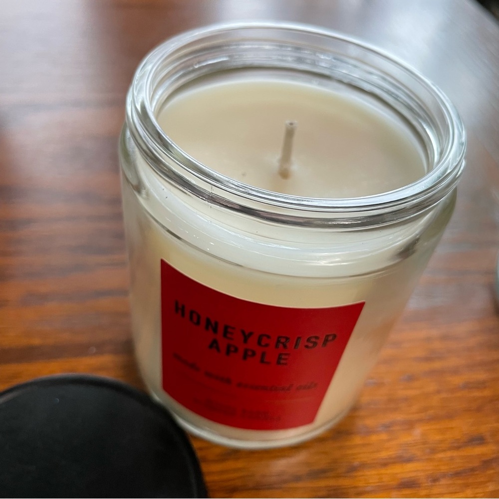 Bath & Body Works Single Wick Candles Gingham & Honeycrisp Apple New - Picture 3 of 5